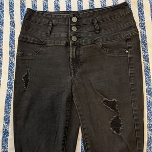 Refuge high-waisted distressed jeans